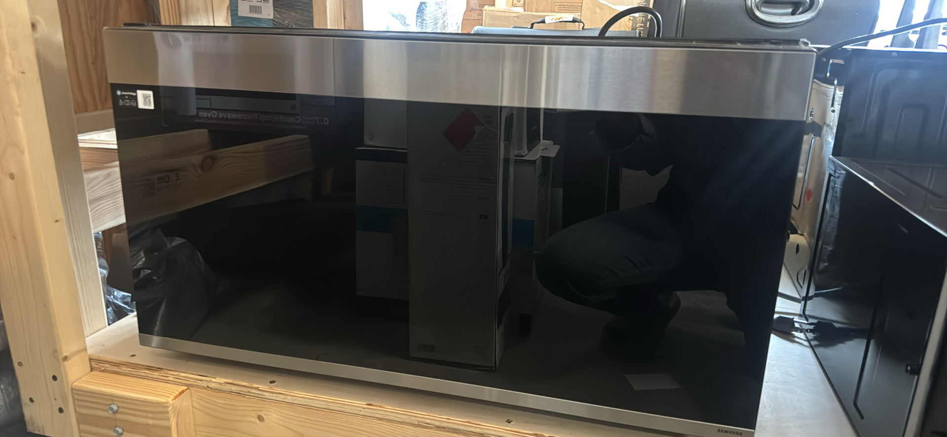 Samsung SmartThings Over-The-Range Microwave  Smart | Space-Saving | Powerful