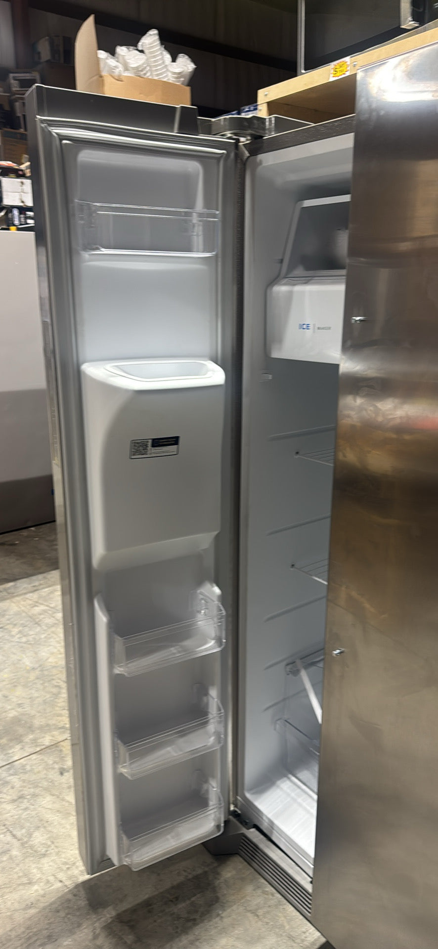 Frigidaire 36 in. 26 cu. ft. Side by Side Refrigerator – Stainless Steel