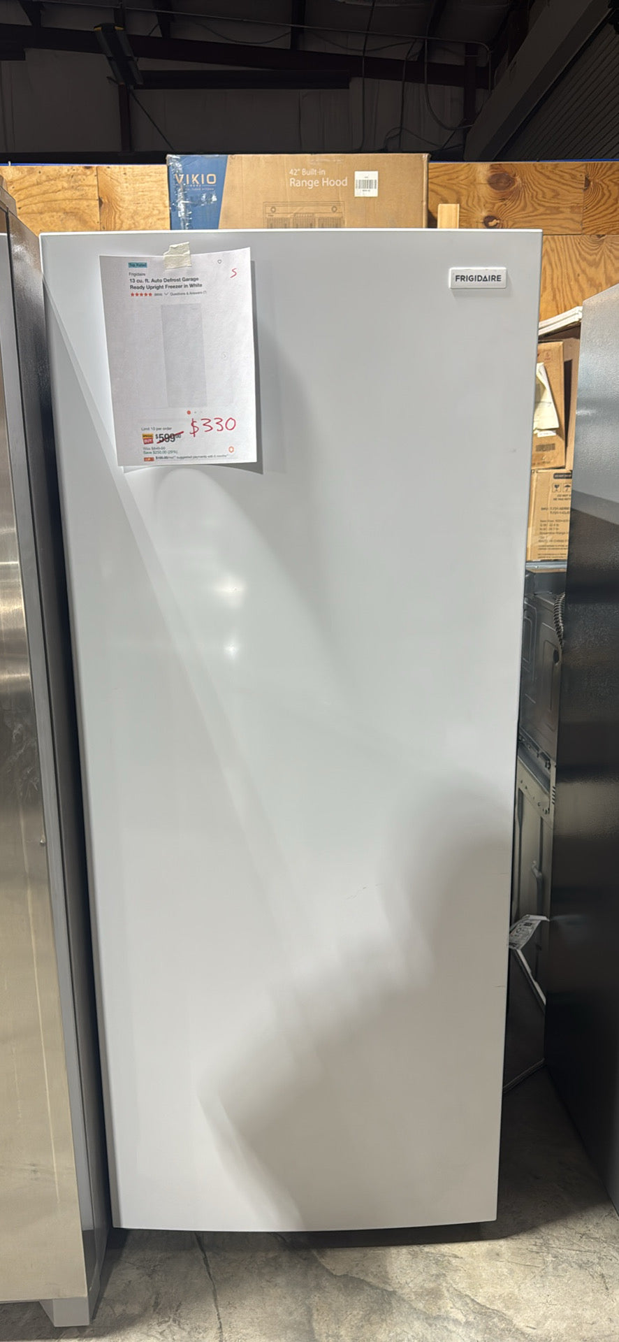 Frigidaire 13 cu. ft. Garage Ready Upright Freezer – White