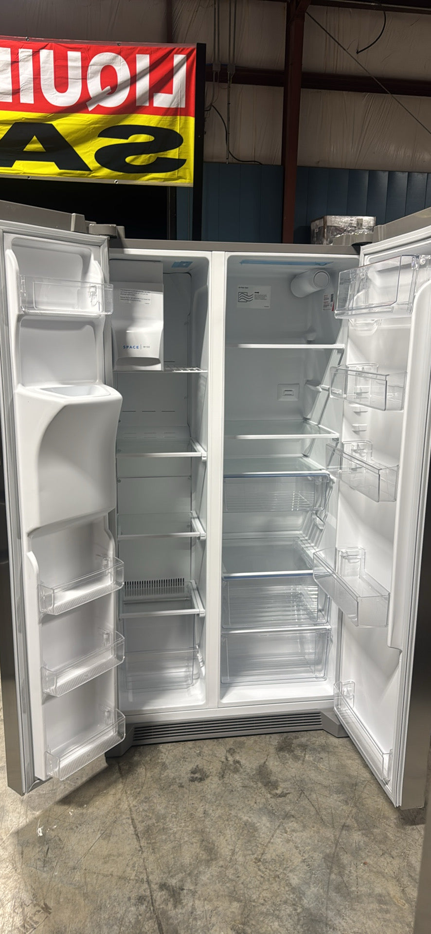 Frigidaire 36.1 in. 22.3 cu. ft. Counter Depth Side-by-Side Refrigerator – Stainless Steel
