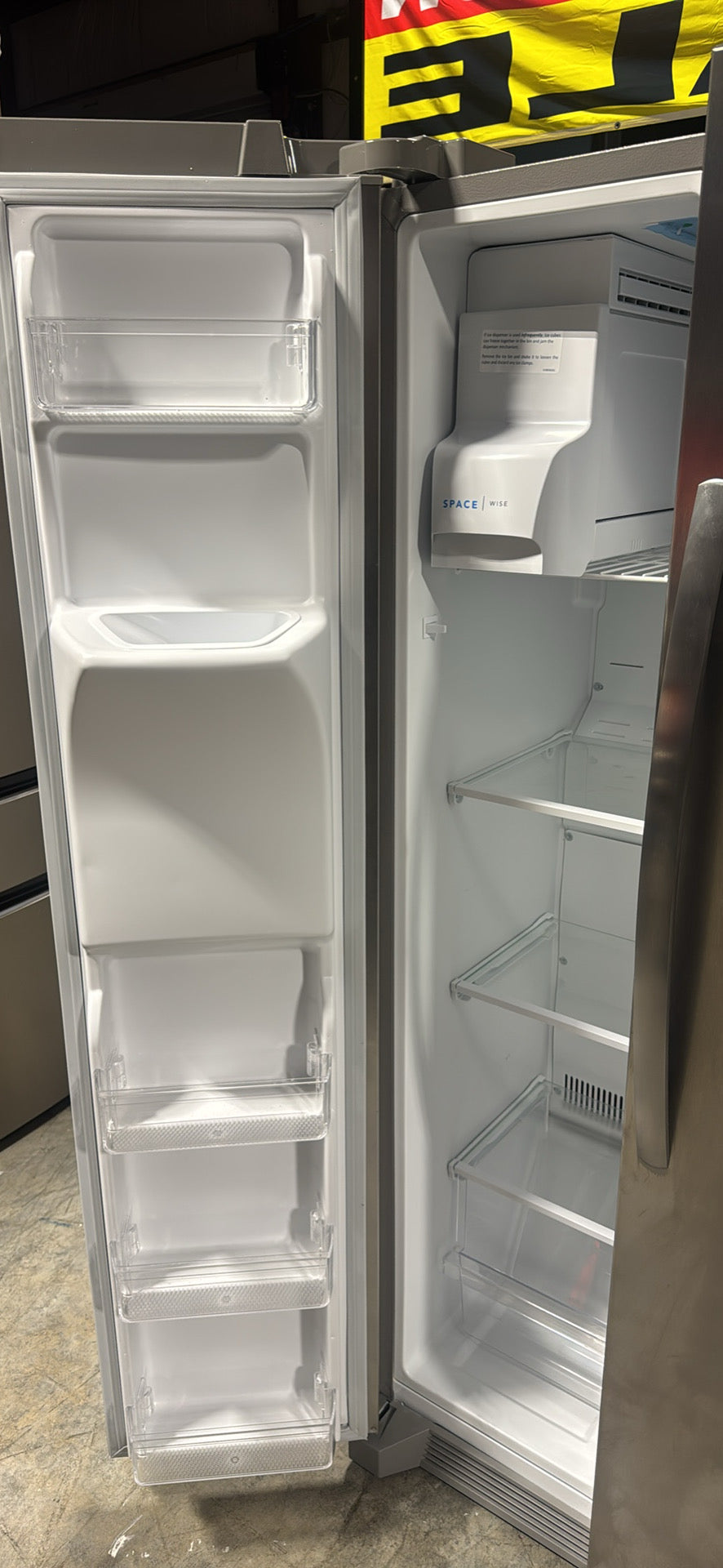 Frigidaire 36.1 in. 22.3 cu. ft. Counter Depth Side-by-Side Refrigerator – Stainless Steel