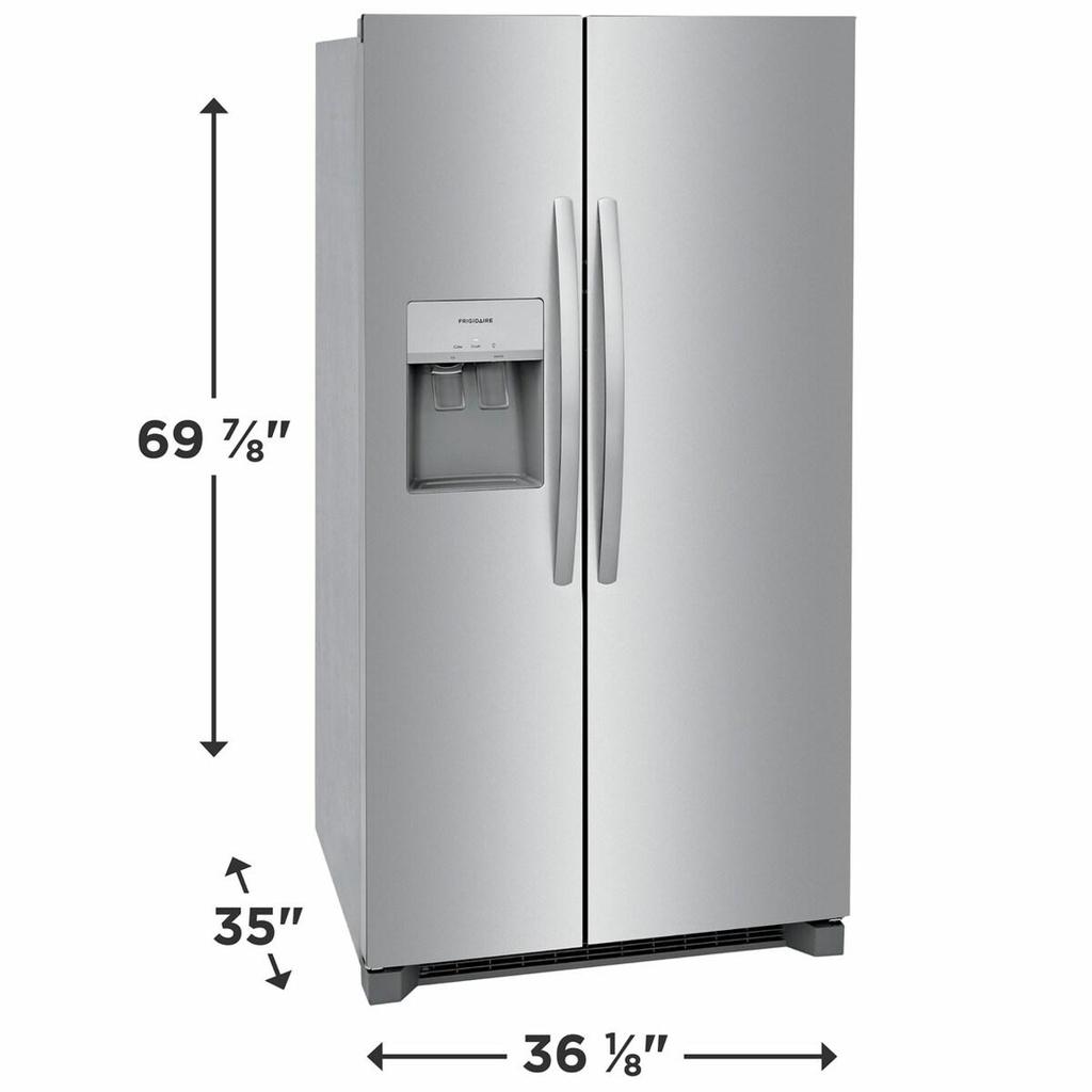 Frigidaire FRSS2623AS Side-by-Side Refrigerator (New)
