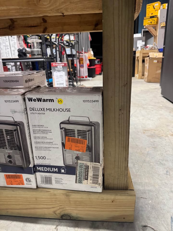 WeWarm Deluxe Milkhouse Heater  1500W | Medium Portable Heater