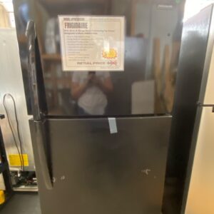 30-inch 20 cu. ft. Garage-Ready Top-Freezer Refrigerator, Black