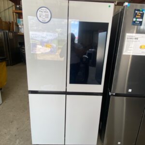 36" 4-Door Flex Smart French Door Refrigerator, White Glass, 28.6 cu. ft.