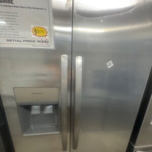FRSS2623AS Frigidaire 36 inch 26 ft.³ Standard Depth Side-by-Side (Item #1022)