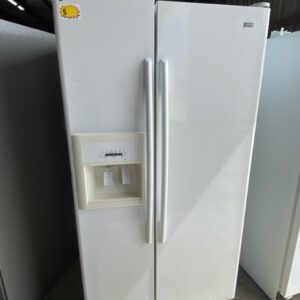 25.1 cubic foot, freestanding side-by-side refrigerator