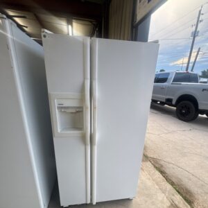 Kenmore double door side-by-side white refrigerator