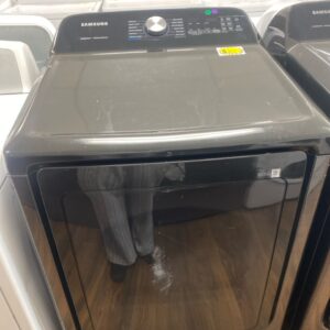 7.4 cu. ft. Vented Smart Electric Dryer in Brushed Black with Steam Sanitize+