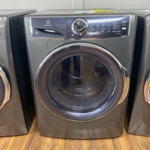 4.5 cu. ft. stackable front-load washing machine finished in titanium