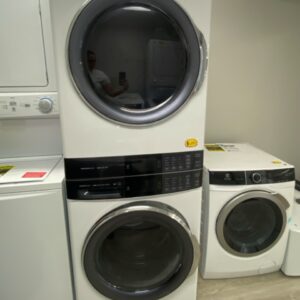 27-inch, full-size stacked laundry tower